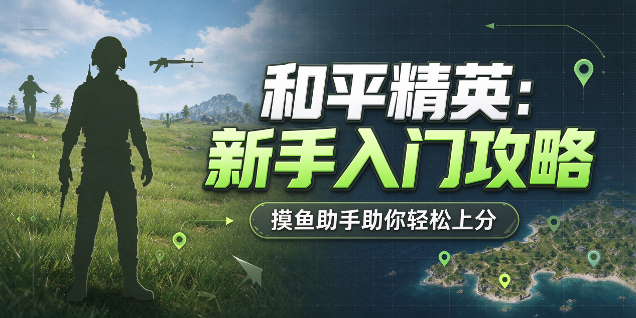 和平精英:新手入门攻略,摸鱼助手助你轻松上分
